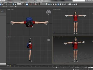 teenager student 2 3D Model