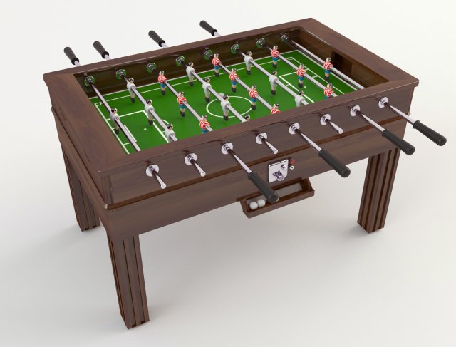 foosball 3Dモデル .c4d .max .obj .3ds .fbx .stl .blend 