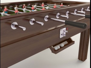foosball 3Dモデル