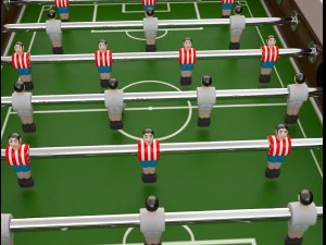 baby-foot Modèle 3D