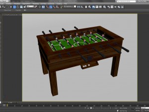 foosball 3Dモデル