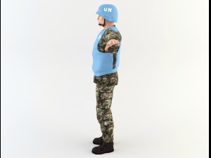 onu soldier 3D Model