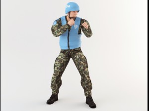 onu soldier 3D Model