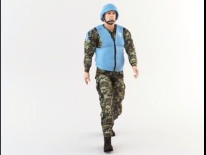 onu soldier 3D Model