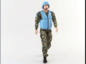 onu soldier 3D Model