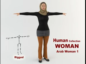 arab woman 1 3D Model