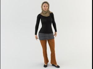 arab woman 1 3D Model