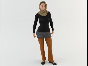 arab woman 1 3D Model
