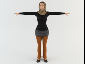 arab woman 1 3D Model