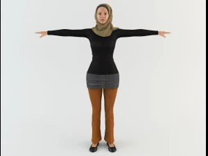 arab woman 1 3D Model