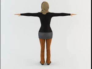 arab woman 1 3D Model