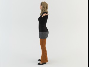 arab woman 1 3D Model