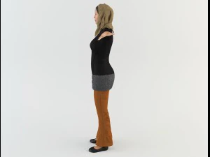 arab woman 1 3D Model
