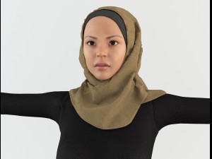 arab woman 1 3D Model
