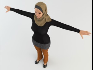 arab woman 1 3D Model