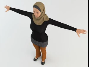 arab woman 1 3D Model