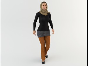 arab woman 1 3D Model