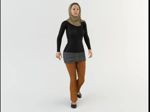arab woman 1 3D Model