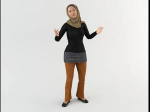 arab woman 1 3D Model
