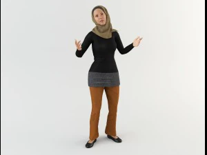 arab woman 1 3D Model
