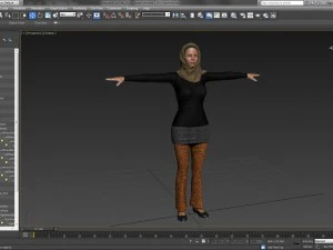 arab woman 1 3D Model