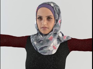 arab woman 2 3D Модель