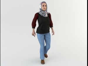 arab woman 2 3D Модель