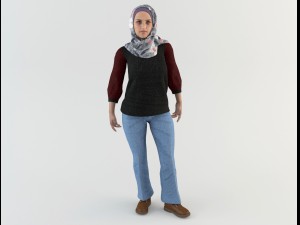 arab woman 2 3D Модель
