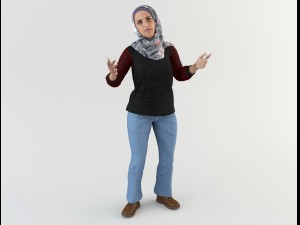 arab woman 2 3D Модель