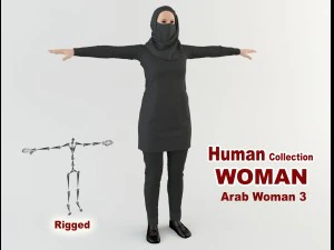 अरब औरत 3 3D मॉडल