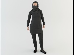 arab woman 3 Modello 3D