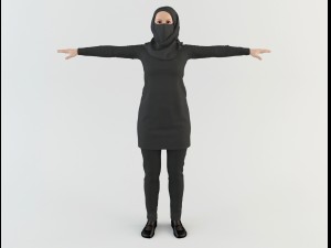 arab woman 3 Modello 3D