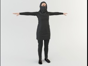arab woman 3 Modello 3D