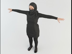 arab woman 3 Modello 3D