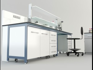 hospital laboratory furniture 1 Modèle 3D