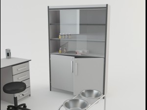 hospital laboratory furniture 2 3D Model