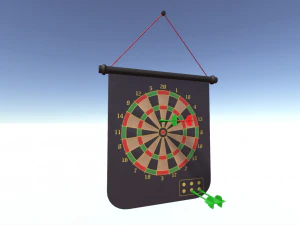 darts boards 3D Model