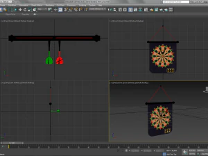 darts boards 3D Model