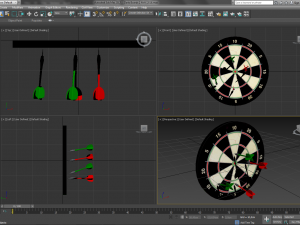 darts boards 3D Model