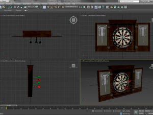 darts boards 3D Model