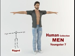 젊은이 7 3D 모델