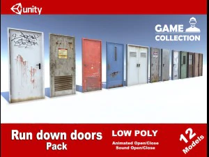 atropelar portas Modelo 3D