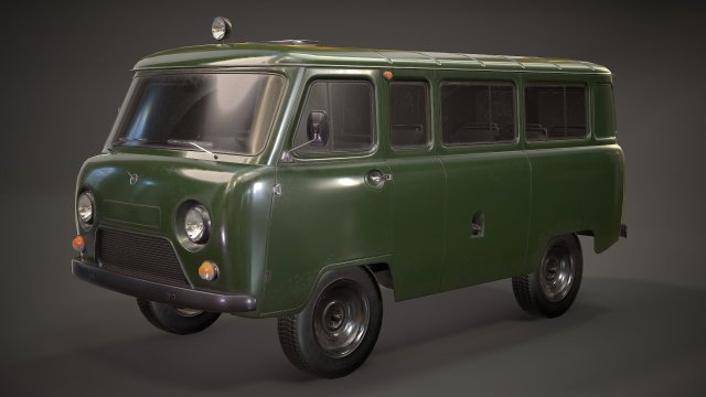 Сборная модель AMG Автомобиль UAZ 