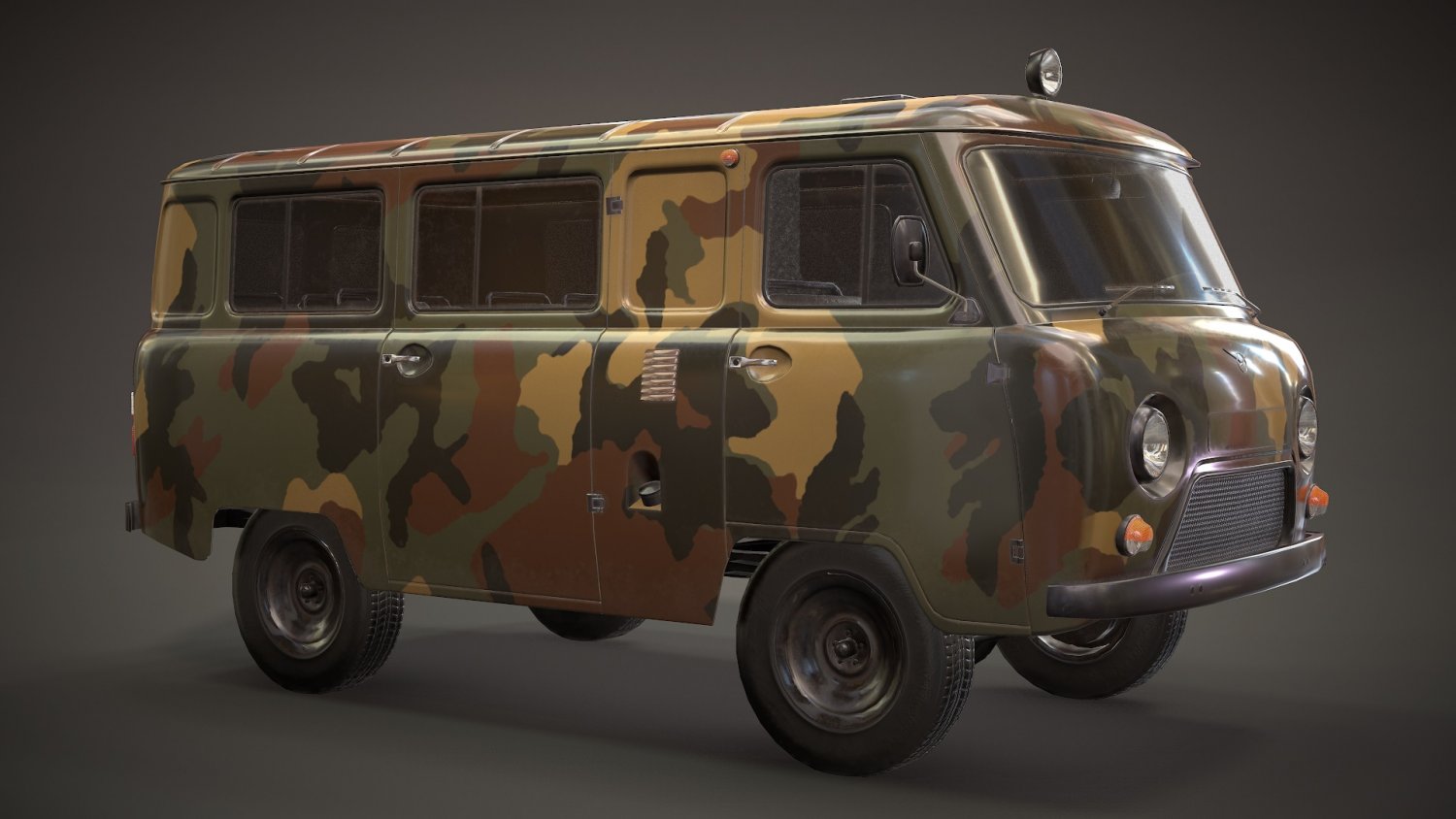 Уаз 452 военный