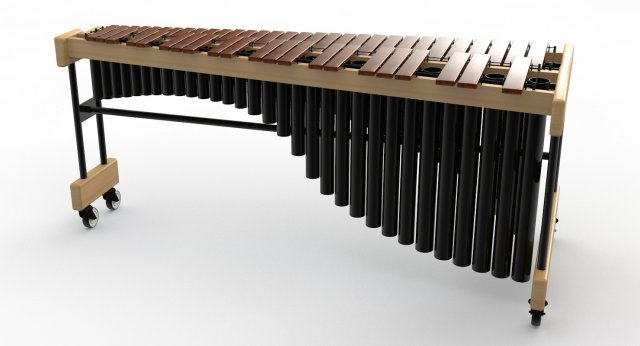 marimba 3D Model .c4d .max .obj .3ds .fbx .stl .blend 