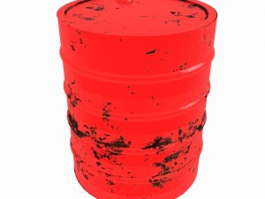 red barrel 3D 모델