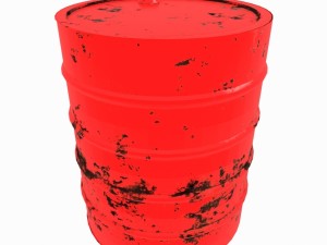 red barrel 3D 模型