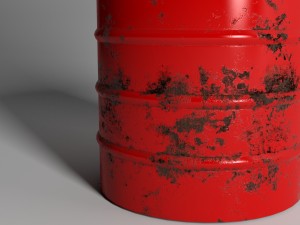 red barrel 3D 模型