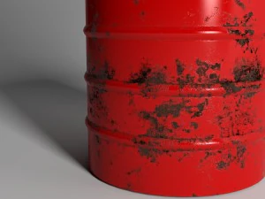 red barrel 3D Model