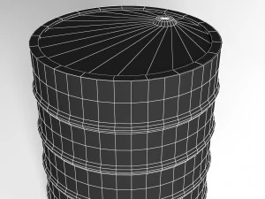 red barrel 3D Model